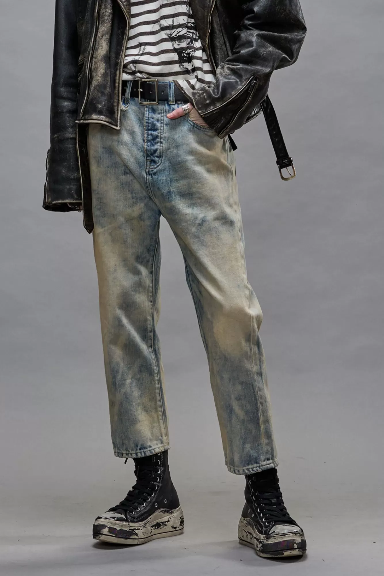 Drop<R13 TAILORED DROP - VINTAGE ASH BLUE