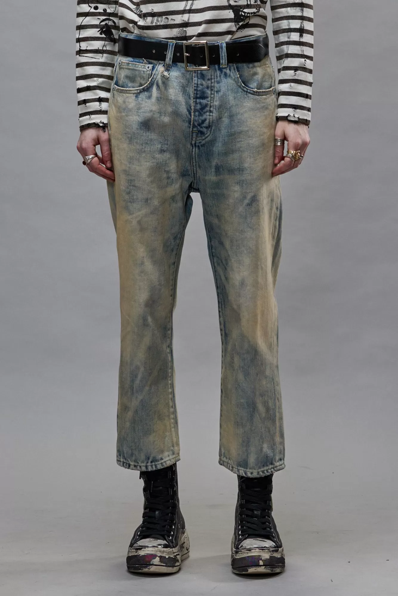 Drop<R13 TAILORED DROP - VINTAGE ASH BLUE